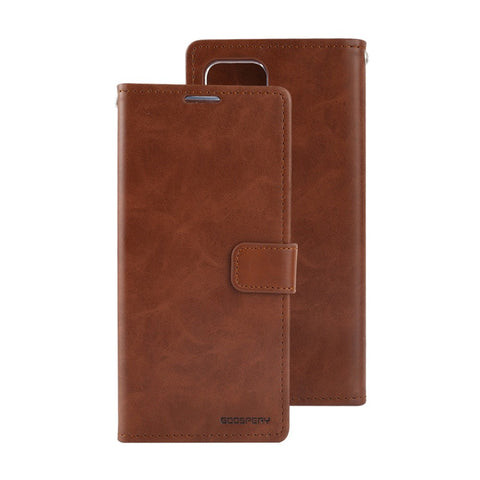 Goospery Bluemoon Diary for Galaxy A73 5G - Brown