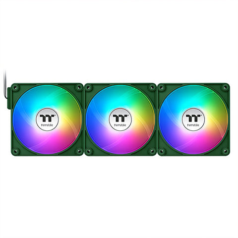 Thermaltake CT140 EX Reverse Blades ARGB 140mm PWM Racing Green Fan [3 Pack]