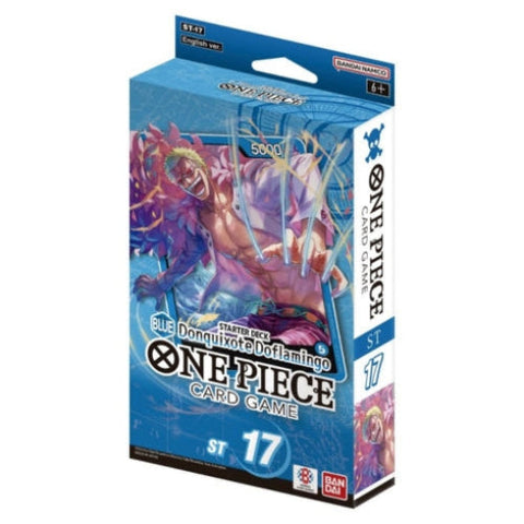 Bandai One Piece Card Game Donquixote Doflamingo Starter Deck ST-17 Blue