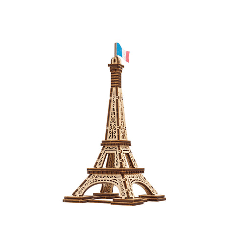 Ugears Paris Eiffel Tower Wooden 3D Puzzle Mini Model Kit