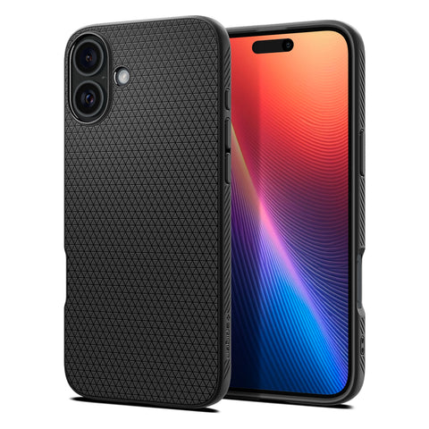 Spigen Apple iPhone 16 Liquid Air Case - Black