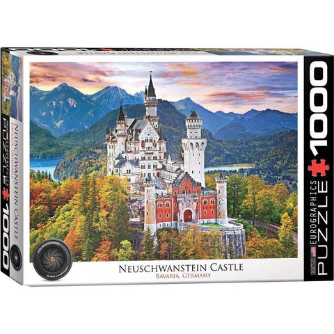 Eurographics 1000pc Neuschwanstein In Winter Puzzle