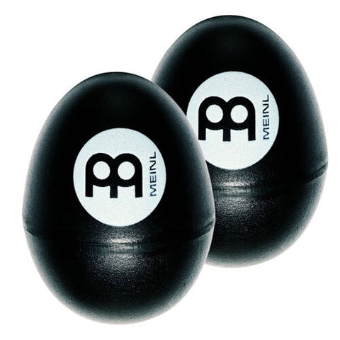 Meinl Percussion Music Egg Shaker Plastic Black 2pc
