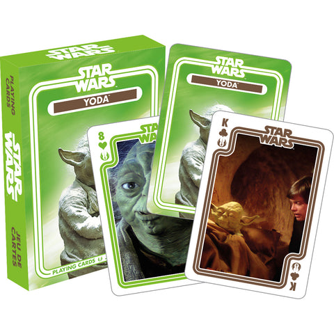 Aquarius 54-Pieces Star Wars Yoda Playing Cards Family Game Play Poker Deck 14y+