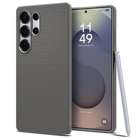 Spigen Samsung Galaxy S25 Ultra Liquid Air Case - Marble Grey