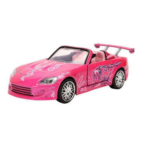 Jada 1:32 Fast & Furious Honda S2000 2001 25th Anniversary Pink Diecast Car