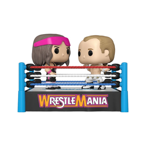 WWE Bret Hart Vs Shawn Michaels Wrestling TV Vinyl Action Figure Toy 9.80cm
