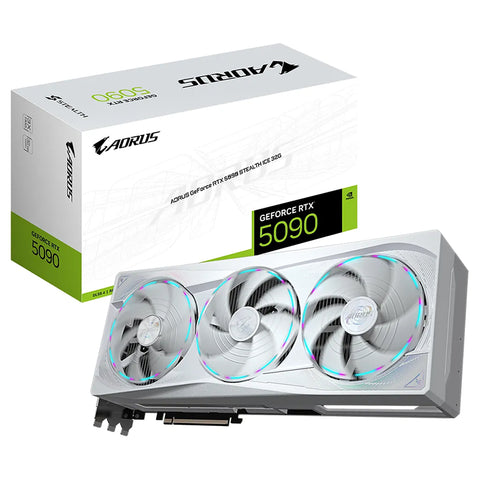 Gigabyte Aorus GeForce RTX 5090 Stealth Ice 32G Graphics Card