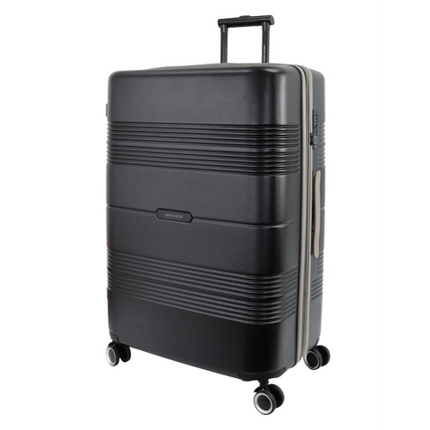 Pierre Cardin Large 163L Travel Hard Shell Case Travel Luggage (Black)