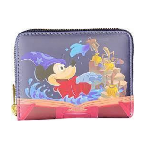 Loungefly Disney Fantasia - Sorcerer Mickey US Exclusive Zip Around Wallet