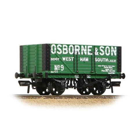 OO 8 Plank Fixed End Wagon 'Osborne & Son' Green