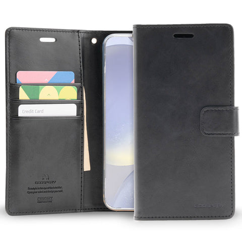 Goospery Bluemoon Diary for Samsung Galaxy S24 - Black