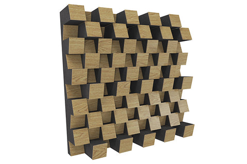 Elite Sound Acoustics 120mm Diffuser Panel Foam Laminate (Oak)