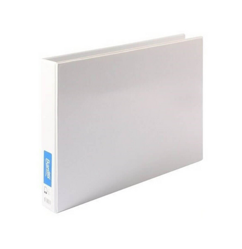 Bantex Landscape Insert Binder White 38mm A3 - 2 D-Ring
