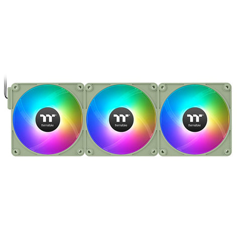 Thermaltake CT120 EX ARGB 120mm Fan (3-Pack) Matcha Green