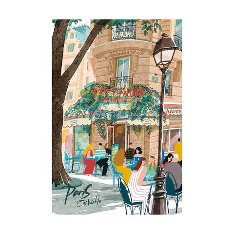 Robotime 1000-Pieces Leisure in Paris Puzzle
