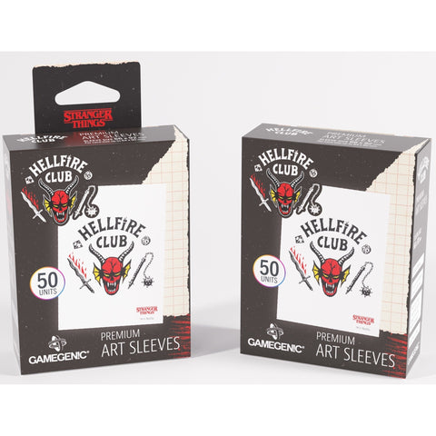 Gamegenic Stranger Things - Hellfire Club Art Sleeves Hellfire Club