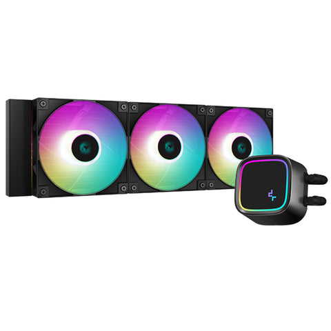 DeepCool R-LE720-BKAMMN-G-1 LE720 360mm ARGB AIO Liquid CPU Cooler (Black)
