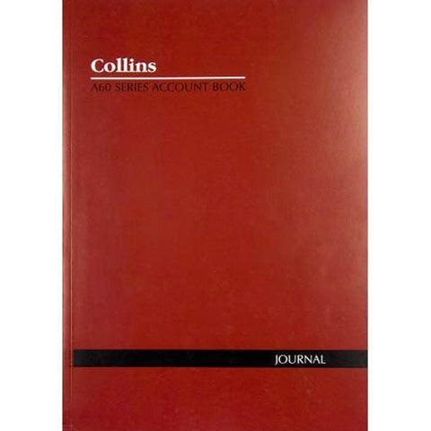 Collins Debden Collins A60 Series Account Book Journal 60 Leaf A4 Red