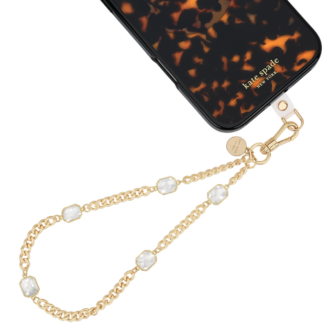 Kate Spade Set in Stone Phone Charm Wrist Strap