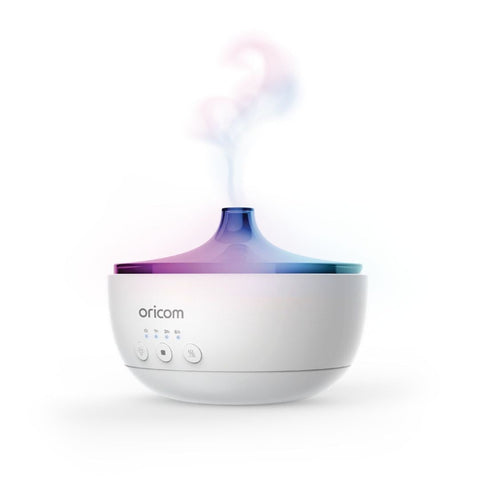 Oricom BHAD200 4-in-1 Aroma Diffuser, Humidifier, Night Light & Speaker
