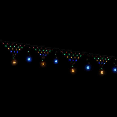 Jingle Jollys Christmas Lights Solar Fairy Lights Christmas Decorations Multicolour 4m