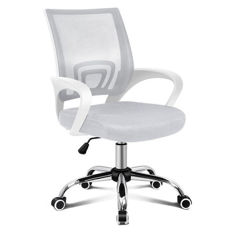 ALFORDSON Mesh Office Chair Executive Seat Computer Work (White Grey)