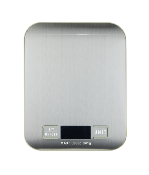 Cuisena Slim Line Digital Kitchen Scale 5kg Silver