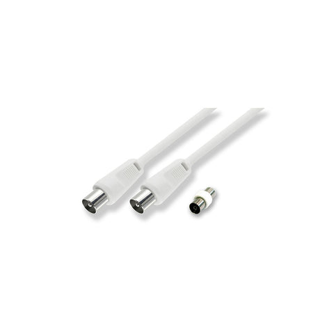 Sansai 1.5m Male To Male Antenna Flylead with Female Adaptor
