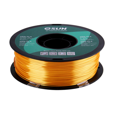eSun Silk PLA 3D Print Filament 1.75mm 1kg - Gold