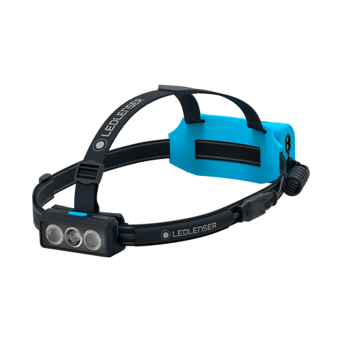 Ledlenser NEO9R Running Headlamp 1200lm Rechargeable LED - Blue