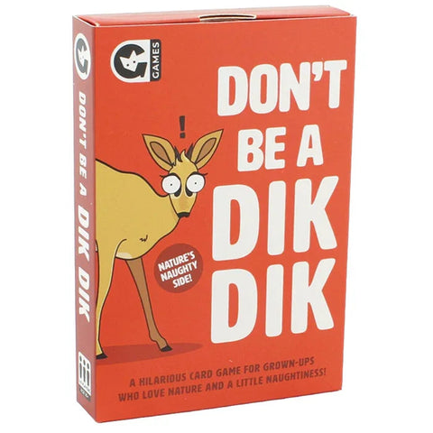 Ginger Fox Don't Be A Dik Dik Party Game