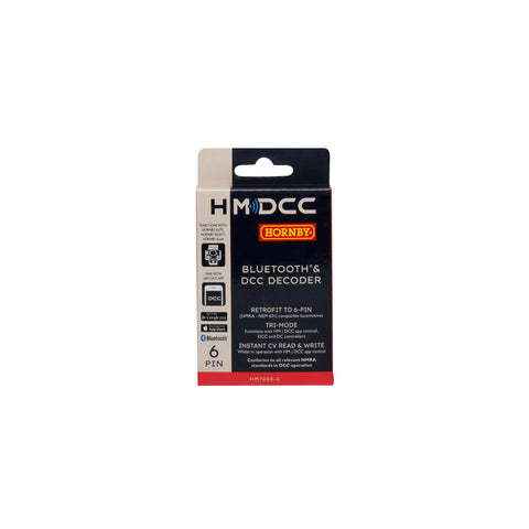 Hornby OO Hm7000-6: Bluetooth & DCC Decoder (6-Pin)