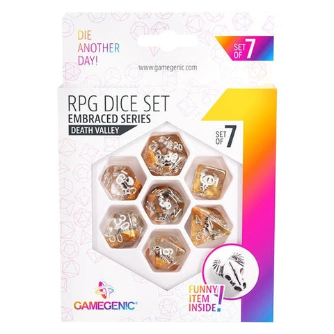 Gamegenic Embraced Series - Death Valley - RPG Dice Set 7pcs
