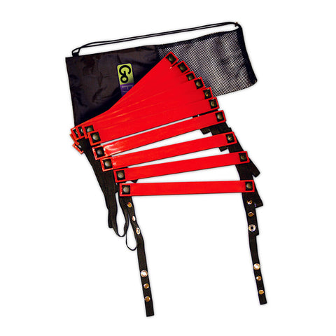 GoFit 15ft Agility Ladder Athlete Workout Gym Training Equipment Expandable