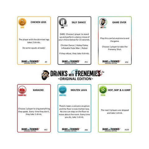 E Games Drink w/ Frenemies Original Edition Tabletop Fun Play Party Card Game