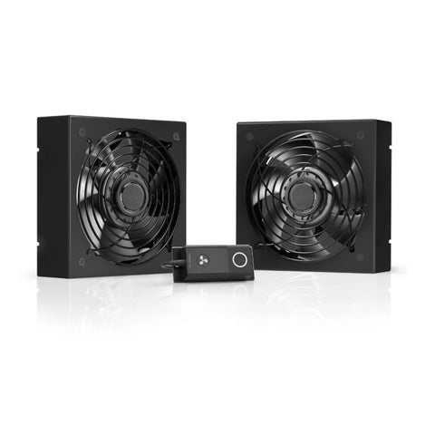 AC Infinity 2pc Rack Roof Fan Kit Dual Cooling Fans with Speed Controller