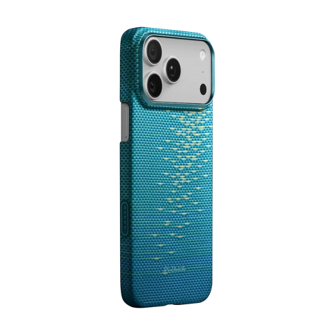 PITAKA Aramid Fibre Ultra-Slim Case  for iPhone 17 Pro Lucid Blue