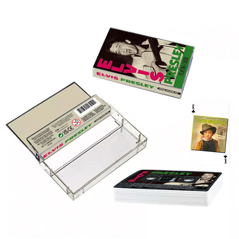 Aquarius 54-Pieces Elvis Presley Cassette Playing Cards Family Game Poker Deck 4y+