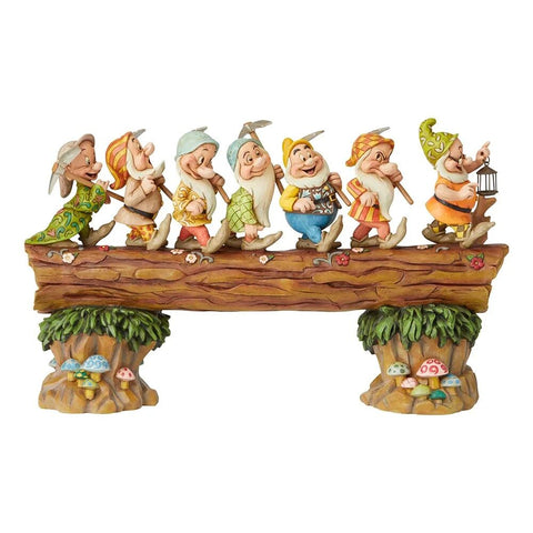 Jim Shore Disney Traditions - Snow White and The Seven Dwarfs - Musical Masterpiece