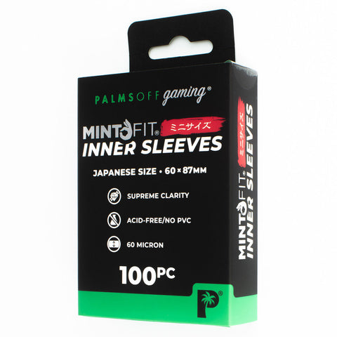 Palms Off Gaming Palms Off Japanese MintFit Soft Inner Sleeves 100pc