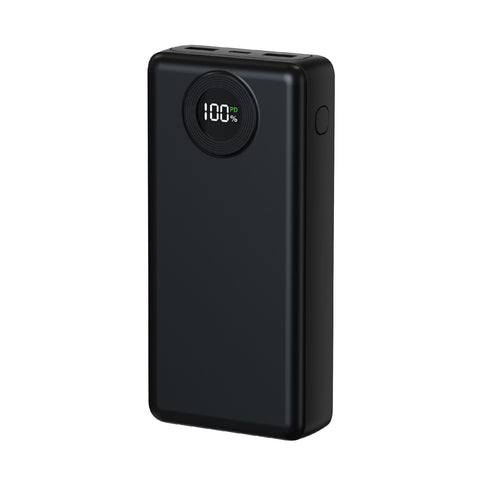 Laser 20000mAh Fast Charge Powerbank with Display (Black)
