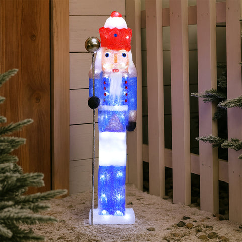 Lexi Lighting Acrylic Nutcracker V2 Christmas Lights