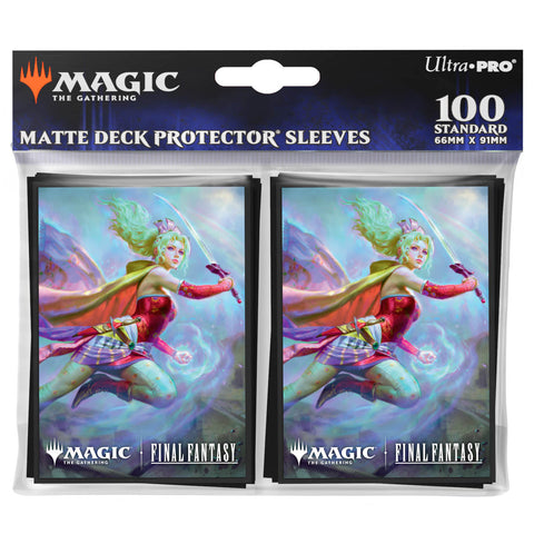 Ultra Pro: UP38703 Magic the Gathering FINAL FANTASY 100ct Deck Protector Sleeves Commander C MtG