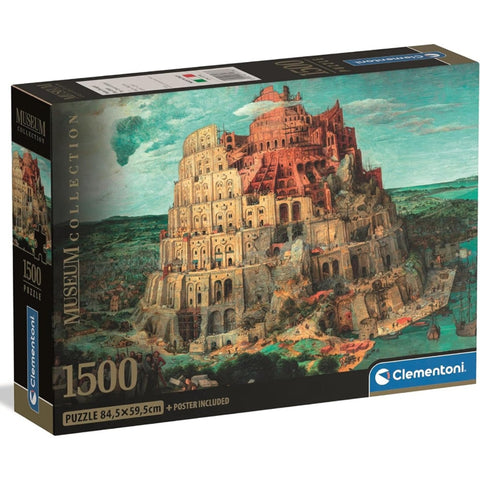 Clementoni Museum Collection Tower Of Babel 1500 Piece Puzzle