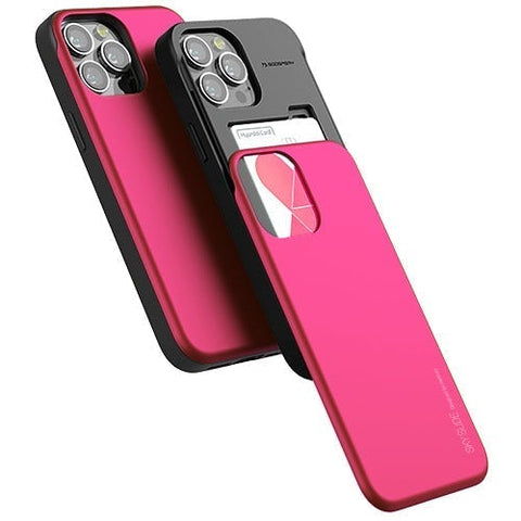 Sky Slide Bumper Case for iPhone 13 Pro - Hotpink