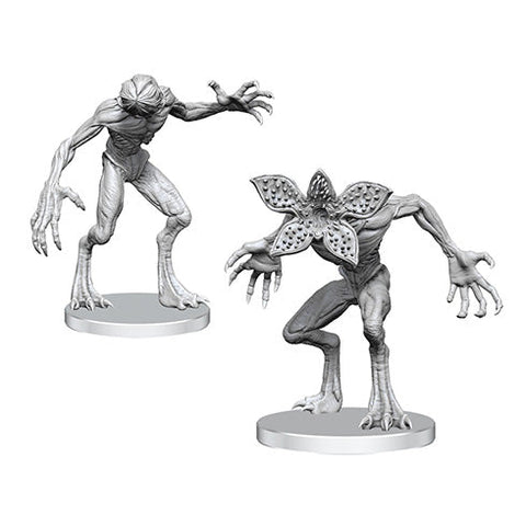 Wizkids Stranger Things Unpainted Miniatures: Demogorgons