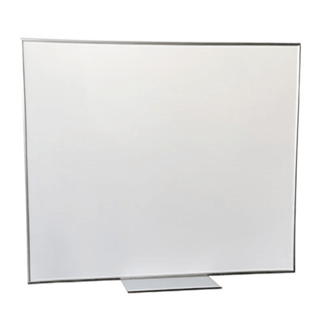 Quartet Penrite Slimline Premium Slimline Magnetic Whiteboard Square Wall-Mounted Aluminium Frame 1200x1200mm