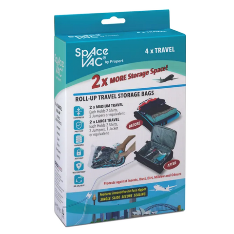 Space Vac Vacuum Storage Compression Bags [4 Pack]
