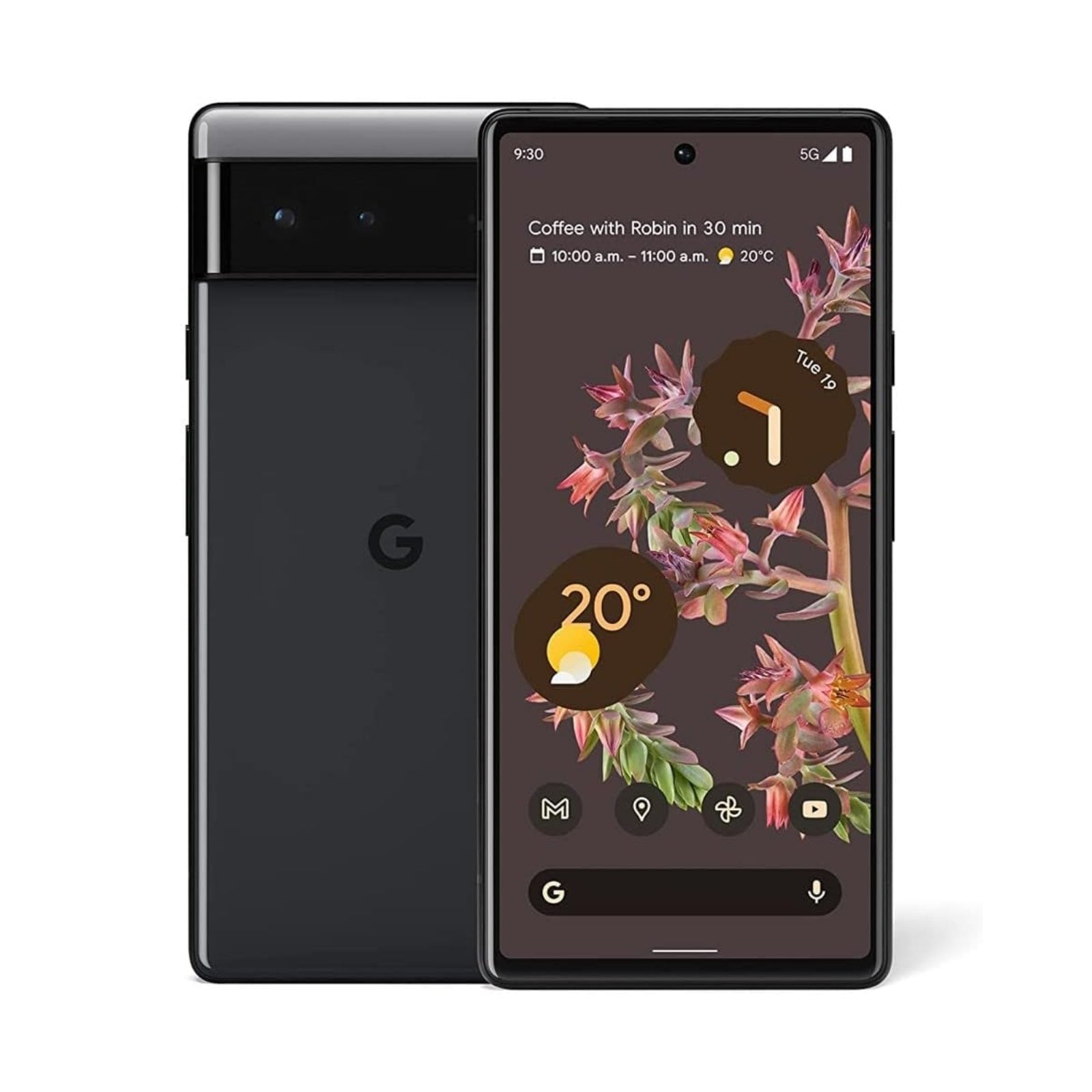 Google Pixel 6 128GB (Stormy Black) [~Refurbished: As New] - JB Hi-Fi